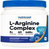 Nutricost L-Arginine Complex (Blue Raspberry, 60 Servings) - Gluten Free, Non-GMO view 1