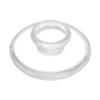 HALLMERS 4pcs 2 Pairs 7mm Round Clear Silicone Anti Slip Nose Pads Push in Mount Replacement Part - Reading Eyeglass Optical Insert Frame Eyeglasses Non-Slip Specs Spectacles Repair view 3