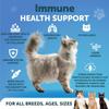 L-Lysine for Cats - Lysine Powder Supplement - 900mg/serving - Immune Support for Cats & Kittens - Sneezing, Runny Nose, Squinting, Watery Eyes, Cold, Eye Function, Respiratory Health - with Taurine view 2