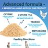 L-Lysine for Cats - Lysine Powder Supplement - 900mg/serving - Immune Support for Cats & Kittens - Sneezing, Runny Nose, Squinting, Watery Eyes, Cold, Eye Function, Respiratory Health - with Taurine view 4
