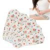 5pcs Reusable Menstrual Pads, Reusable Pads for Women, Cloth Pads for Women, Washable Sanitary Napkins Reusable Cloth Menstrual Pads Breathable Feminine Pads for Women Girls view 2