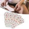 5pcs Reusable Menstrual Pads, Reusable Pads for Women, Cloth Pads for Women, Washable Sanitary Napkins Reusable Cloth Menstrual Pads Breathable Feminine Pads for Women Girls view 3