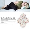 5pcs Reusable Menstrual Pads, Reusable Pads for Women, Cloth Pads for Women, Washable Sanitary Napkins Reusable Cloth Menstrual Pads Breathable Feminine Pads for Women Girls view 4