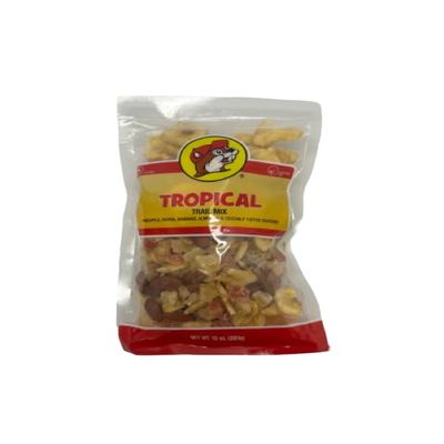 Buc-ee's Trail Mix High Protein Trail Mix of Dried Fruit and Nuts, Crunchy and Deliciously Sweet, Healthy Breakfast and Travel Snacks for Adults, Resealable Bag (Tropical, 10 Ounce)