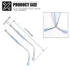 1 Pair Metal Eyeglass Replacement Arm, Eyewear Frame Temple Replacement Universal Sunglasses Arm Legs Replacement for Thin Metal Glasses, Sunglasses Blue view 2