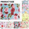8 Pack Microfiber Cleaning Cloths (7" x 6") Multicolor Flower Glasses Cleaning Cloth for Eyeglasses, Camera Lens, Cell Phones, Laptops, LCD TV Screens and More view 2