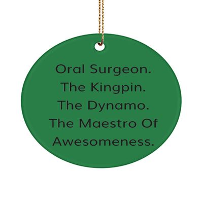 Useful Oral Surgeon Gifts, Oral Surgeon. The Kingpin. The, Unique Birthday Circle Ornament Gifts for Coworkers from Coworkers, Unique Oral Surgeon Gifts, Unique Oral Surgeon Gift Ideas, Unique Oral