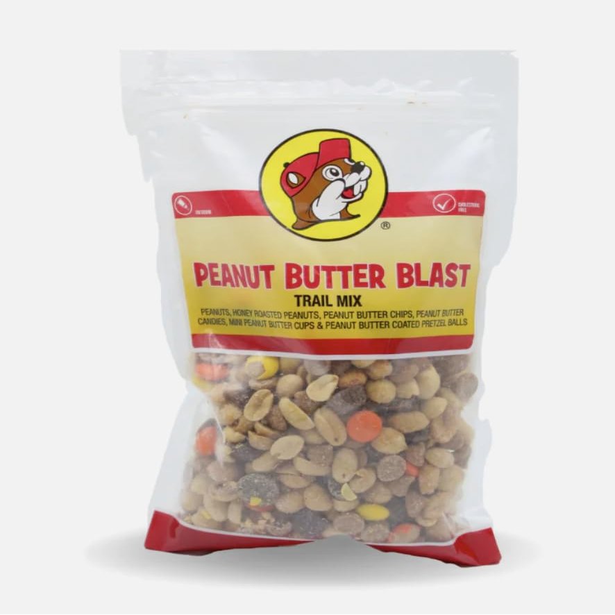 Buc-ee's Trail Mix  High Protein Trail Mix of Dried Fruit and Nuts, Crunchy and Deliciously Sweet, Healthy Breakfast and Travel Snacks for Adults, Resealable Bag (Peanut Butter Blast, 10 Ounce)