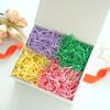 Bobobag - 4oz Crinkle Cut Paper Shred Filler Recyclable Gift Wrap Confetti Raffia Grass Shred Paper for Easter Baskets Filler Creative Eggs Decor (Green) view 3