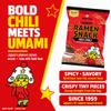 Baby Star Crunchy Ramen Snack Tiny Red Chili Flavor, 2.46 oz, Japanese Crispy Noodle Treat, Spicy Savory Taste, Asian Food for Kids and Adults view 3