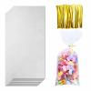 FOONEA Snowflake Treat Bag, 120PCS Christmas Cellophane Bag with Twist Ties Candy Cookie Bags for Party Supplies view 1