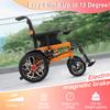 20 Miles Long Travel Range Electric Wheelchair,All Terrain Electric Wheelchair for Adults Intelligent Power Wheelchairs Lightweight Foldable Motorized Wheelchair for Seniors Portable Airline Approved view 4