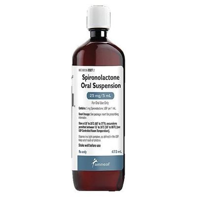 SPIRONOLACTONE 25 MG/5 ML SUSP