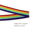 BANWMEN Post Surgical Implant Stabilizer Strap Support Brace Bandage, Breast Augmentation and Reduction Band, Chest Compression Support Band for Large Breast Exercise, Fits Most (Rainbow) view 3