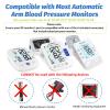 XXL Blood Pressure Cuff 9-24 (22-60CM) Compatible with Most Automatic Blood Pressure Monitors, Extra Large BP Replacement Cuff for Big Arms - Includes 6 Connectors view 4
