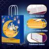 Yeaqee 24 Pcs Eid Mubarak Gift Bags Ramadan Party Favor Pouches Eid Goodie Bags with Handles Paper Wrappers Muslim Containers for Moon Holiday Party Supplies view 2