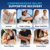 CAMBIVO Reusable Ice Pack Sleeve for Elbow  Hot & Cold Therapy Compression Brace for Tendonitis, Tennis Elbow, Bursitis, Arthritis, Arm & Calf Injuries, Pain Relief, Workout Recovery view 2