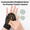 Weighted Gloves for Tremors, Wrist Weights for Hand Tremors and Parkinsons Patients, Steady Hand Adjustable Weighted Gloves Parkinsons, Gifts Aids for Living, Gadgets for Parkinson's Patients view 2
