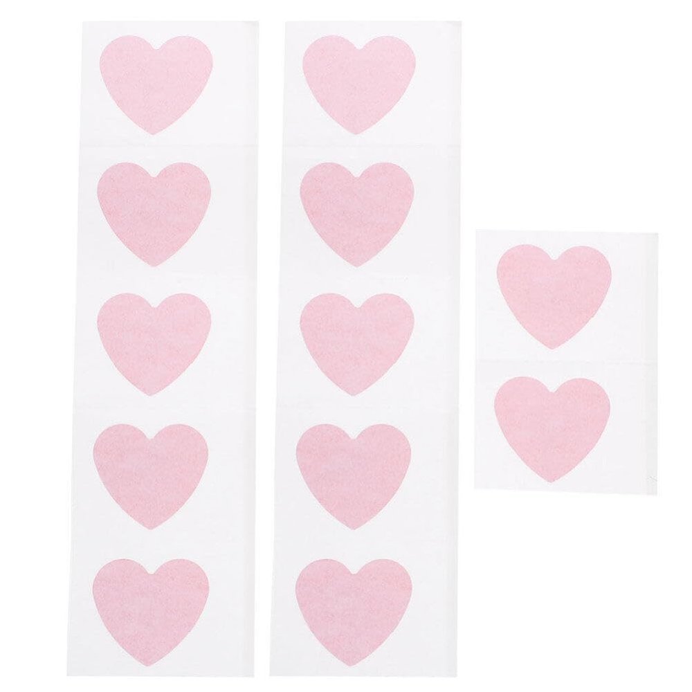 30pcs Heart-Shaped Disposable Patches Flexible Bandages for Water Activities Breathable Pe Material for Caring and Sharing Friends
