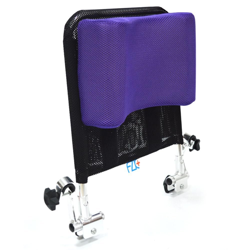 ZCBYBT Wheelchair Neck Support Headrest Neck Stabilizer Keep Head Straight Wheelchair Accessories, for Post Surgery Seniors Adults,Purple