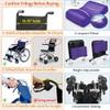 ZCBYBT Wheelchair Neck Support Headrest Neck Stabilizer Keep Head Straight Wheelchair Accessories, for Post Surgery Seniors Adults,Purple view 2