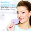 Annhua Silicone Retainer Case Partial Denture Case, Cute Mouth Guard Case Night Guard Case with Vent Holes, Slim Aligner Case Retainer Holder Case - Orange view 2