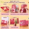 ZBVUIYL Surprise Gift Box Explosion for Money Christmas (Santa Claus,18 Pages) view 4