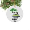 Christmas Tree Ornaments, Personalized Bonsai Ornament, Bonsai Lover Gift, Christmas Ornament, Bonsai Gift, Xmas Ornament, Bonsai Christmas Tree Decor view 1