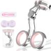 iGeyzoe Contact Lens Wearing Aids, Portable Contact Lens Eyelid Stretcher, Color Contact Lens Wearing Tool With Insert or Remove Tool/Tweeers/Contact Lens Case (Pink) view 1