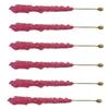 Buc-ee's Rock Candy Lollipops - Flavored Candy Rocks, 6 Pack (Cherry) view 1