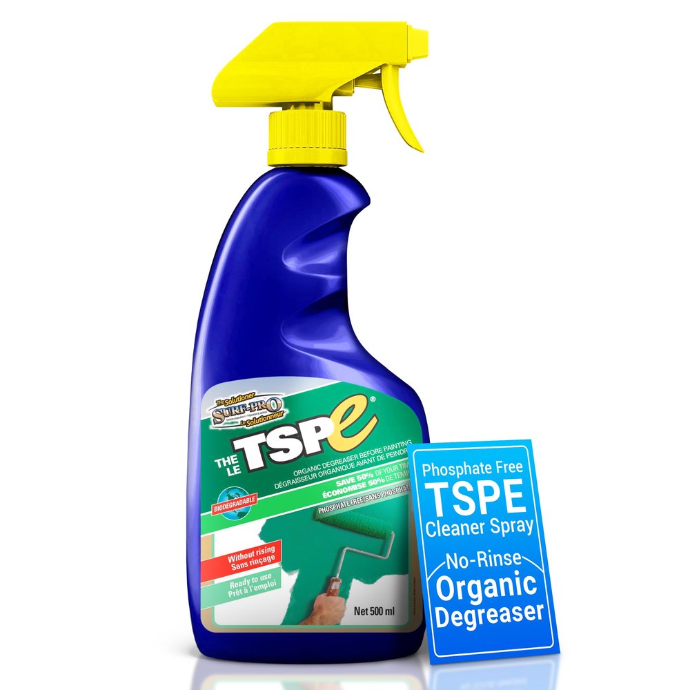 TSPE Cleaner Spray 500ml Eco-Friendly No-Rinse Degreaser for Walls, Wood, Cabinets & Paint Prep Phosphate-Free TSP Alternative Biodegradable, Septic Safe, Non-Toxic Cleaning Solution