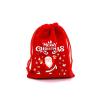 5Pcs Christmas Drawstring Gift Candy Bags Small Red Pouch Xmas New Year Party Decor Velvet Bracelet Jewelry Packaging Bag 9x12cm (SD04-4) view 1