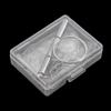 HALLMERS 15mm x 8mm Glasses Repair Tool Kit 4 Pairs Silicone Nose Pads Screw Mount Replacement Part - Anti Slip Reading Eyeglass Optical Insert Frame Eyeglasses Non-Slip Specs Spectacles view 3