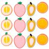 12pcs Cleaning Sponge Cute Fruit-Shape Kitchen Sponge Washing Dish Cleaning Scrubber (4.72X4.72X1.38in) view 1