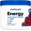 Nutricost Energy Drink Powder (Grape) (60 Servings) - Pre Workout Supplement with Natural Flavors - Non-GMO, Gluten-Free view 1