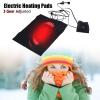 SUNFECILI USB Heating Pad for Coat Electric Cloth Heater 2 in 1 Electric Heating Pad with 3 Gear Adjustable Temperature Waterproof USB Power Heating Warmer Pad for Vest Jacket view 2