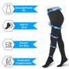 20-30mmHg Compression Pantyhose for Women, Medical Compression Stockings, High Waist Opaque Compression Tights for Lymphadema, Swelling, Varicose Veins, Support Hose for Teacher Doctor (S, Black) view 3