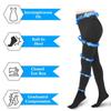 20-30mmHg Compression Pantyhose for Women, Medical Compression Stockings, High Waist Opaque Compression Tights for Lymphadema Edema, Swelling, Varicose Veins, Support Hose for Teacher Doctor (M, view 3