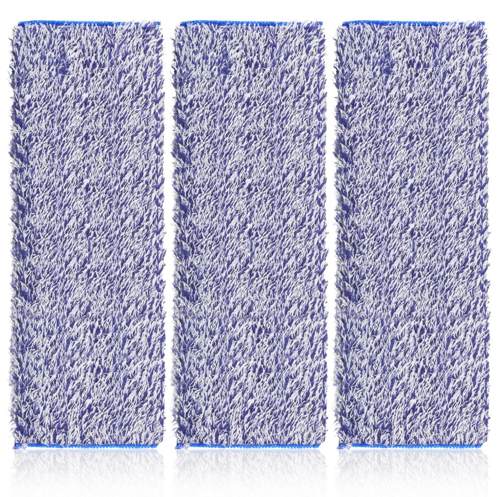 3 Pack Microfiber Dusting Pad for Bona Family of Mops, Washable & Reusable Pads for Bona Hardwood Floor Cleaner Mop, Mop Pads Refill for Hard Surface Floors