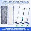 3 Pack Microfiber Dusting Pad for Bona Family of Mops, Washable & Reusable Pads for Bona Hardwood Floor Cleaner Mop, Mop Pads Refill for Hard Surface Floors view 2