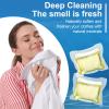 Heigble 200 Pcs Laundry Detergent Soap Pods Bulk Anti Sensitive Laundry Pods Scented Washing Machine Pacs Packs with Clear Container Stain and Odor Removal, Ultra Concentrated,Plant Ingredient view 3