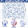 Bolsome 100 Sheets 20 * 14 Inches Chinoiserie Tissue Paper for Gift Wrapping Blue White Porcelain Patterned Tissue Paper for Gift Bags for Wedding Bridal Shower Xmas DIY Craft view 2