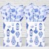 Bolsome 100 Sheets 20 * 14 Inches Chinoiserie Tissue Paper for Gift Wrapping Blue White Porcelain Patterned Tissue Paper for Gift Bags for Wedding Bridal Shower Xmas DIY Craft view 3