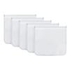 homeemoh Leakproof Food Storage Bags 5pcs - 18cm22cm Reusable Ziplock Bags Sealed Freezer Food Bag for Meat, Vegetables, Fruits, Beans, Snacks view 1