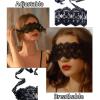 MFMYEE SM Mask, Blackout Mesh Eye Mask Women's Sleeping Eye MaskMasquerade Blindfold, for Halloween Cosplay Costume Party view 4