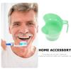 ABOOFAN Mouthwash Cup for Elderly Bedridden Patients Plastic Toothbrush Rinse Cup with Handle 7.87 Inch Oral Care Bowl for Seniors and Hospital Use view 3