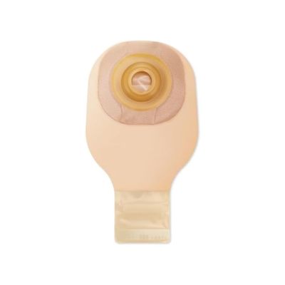 Hollister 8663 Premier 1-Piece 12 Drainable Ostomy Pouch & Soft Convex Flextend Skin Barrier, Pre-Sized 1-1/8, Beige with Viewing Option, 5 Pack