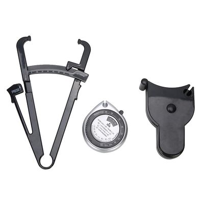 Body Fat Caliper , Handheld Body Fat Measurement Device , Clipper Combo with Body Fat Percentage Measure Chart , Measures Body Fat for Men and Women Waist Leg Arm Measurement Tools