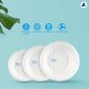 Nationwide Paper Bagasse Bowl 12oz 50Pcs White Disposable Bagasse Sugarcane Bowl, Serving Bowls for Hot and Cold Food (355ml) view 2
