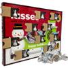 Needzo Chocolate Advent Calendar, 2025 Countdown to Christmas with Individually Wrapped Kisses, 24 Days (Pack of 2) view 2